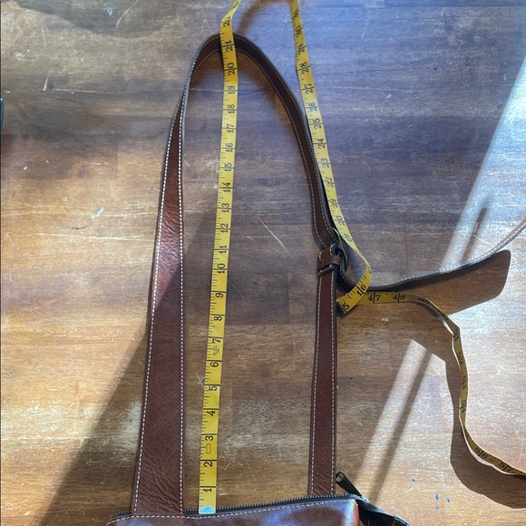 Patricia Nash Brown Floral Embossed Crossbody Bag Chocolate Brown - Picture 13 of 13